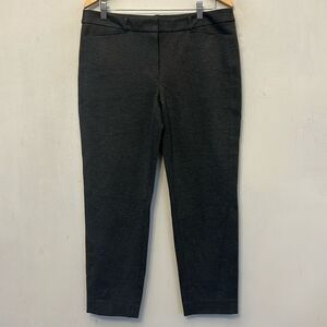 WHBM gray stretch slim ankle pants Size 12 New